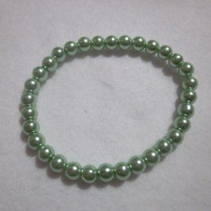 Light Green Stretch Bracelet.